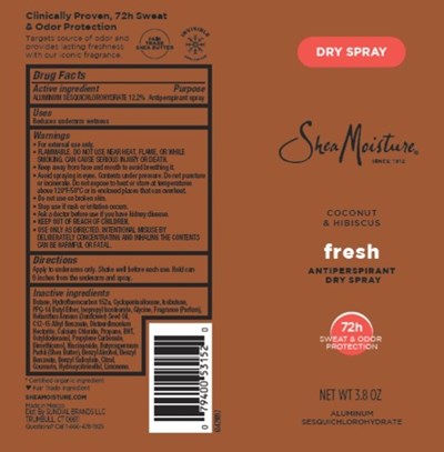 Artwork (Shea Moisture Coconut And Hibicus Fresh Antiperspirant Dry Spray   Artwork)